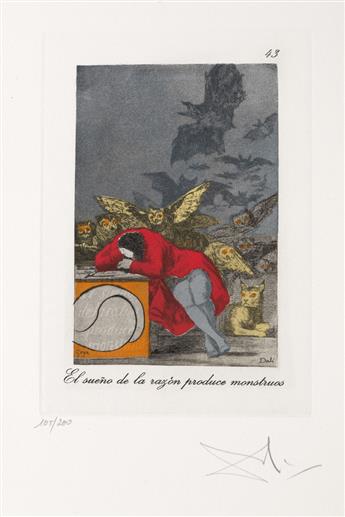 SALVADOR DALÍ Les Caprices de Goya.